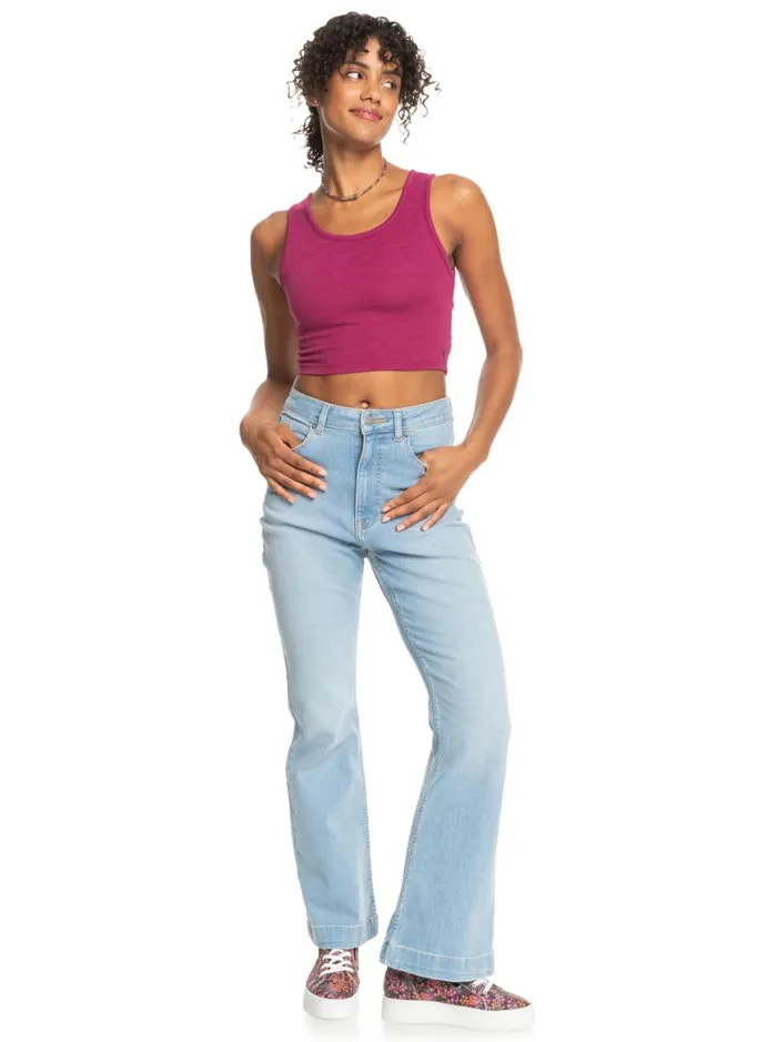 Roxy Tops Good Keepsake Crop Top Raspberry Radiance 8211 Women