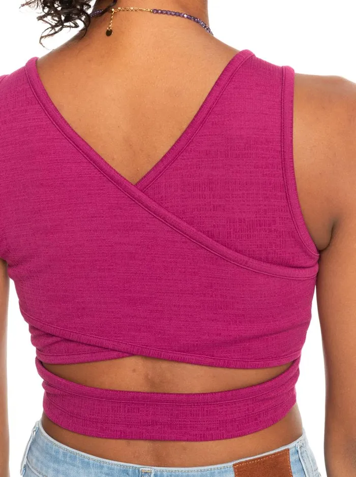 Roxy Tops Good Keepsake Crop Top Raspberry Radiance 8211 Women