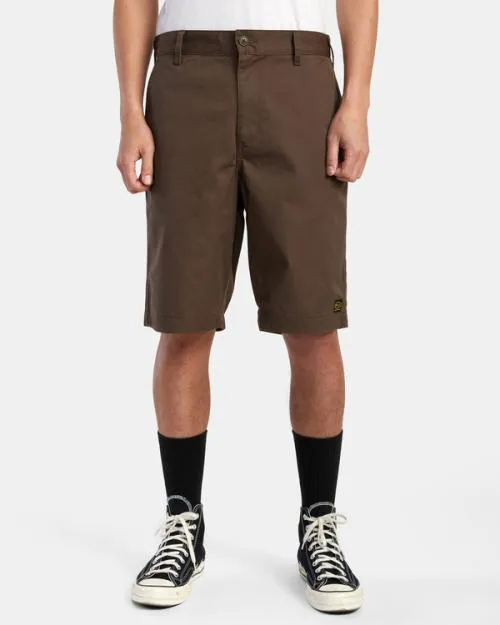Rvca Americana Walkshorts 22034 Chocolate Men Shorts and Hybrids