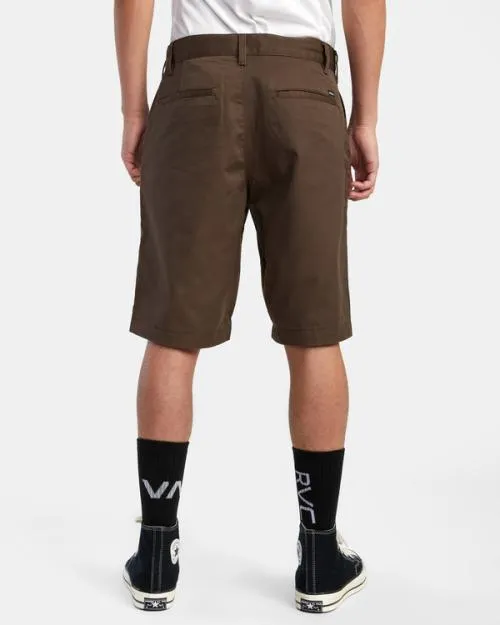 Rvca Americana Walkshorts 22034 Chocolate Men Shorts and Hybrids