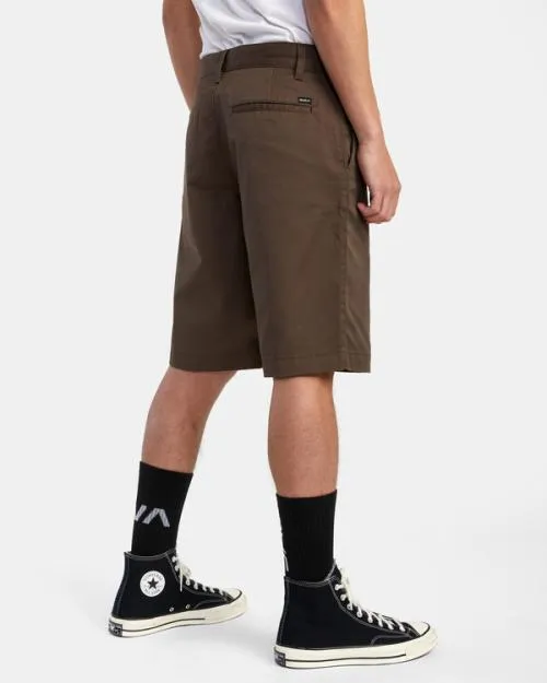 Rvca Americana Walkshorts 22034 Chocolate Men Shorts and Hybrids