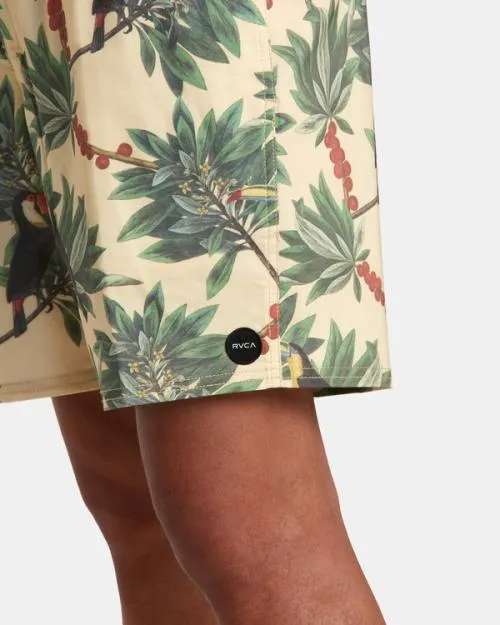 Rvca Barnes Elastic Waist Boardshorts 17034 Banana Men Boardshorts