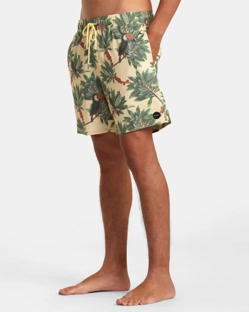 Rvca Barnes Elastic Waist Boardshorts 17034 Banana Men Boardshorts