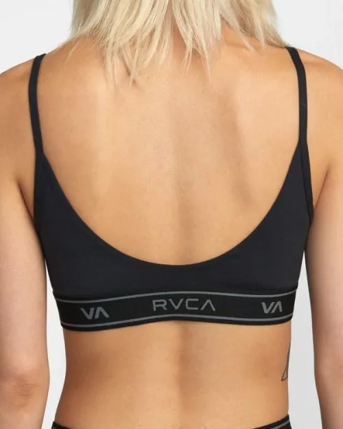 Rvca Base Sports Bra Black SportWomen Tops