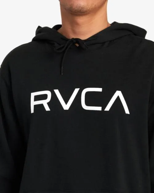 Rvca Big Pullover Hoodie Black Men Hoodies and Sweatshirts
