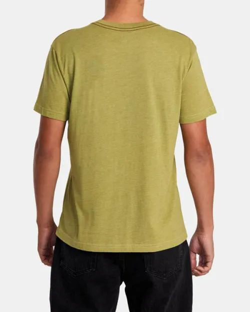 Rvca Big Tee Mosstone Men Short Sleeves
