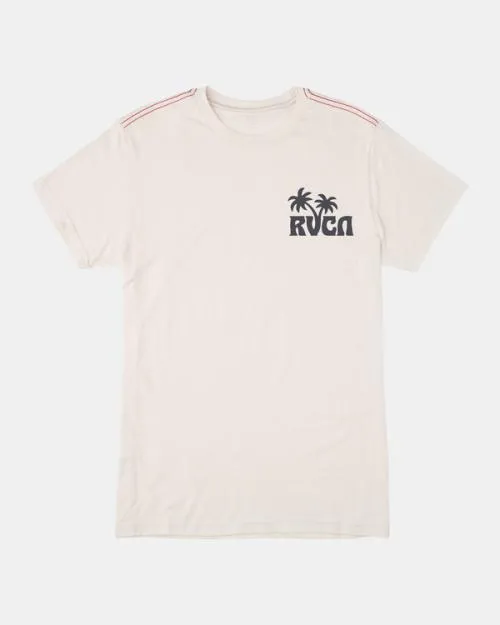 Rvca Boy039s Sundowner Tee Antique White Boys Tees and Tanks