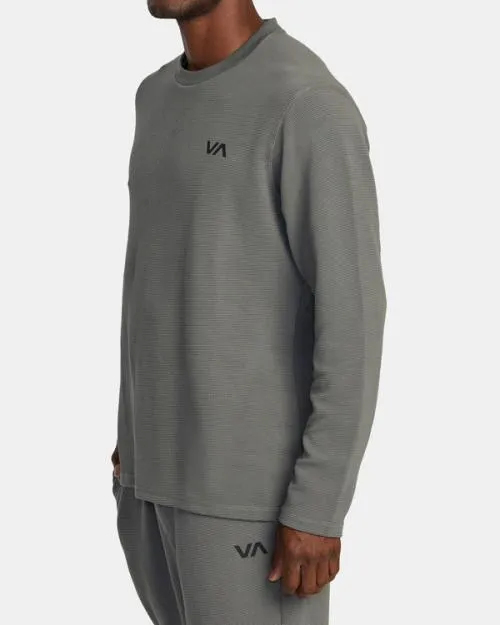 Rvca CAble Long Sleeve TShirt Olive SportMen Short Sleeves