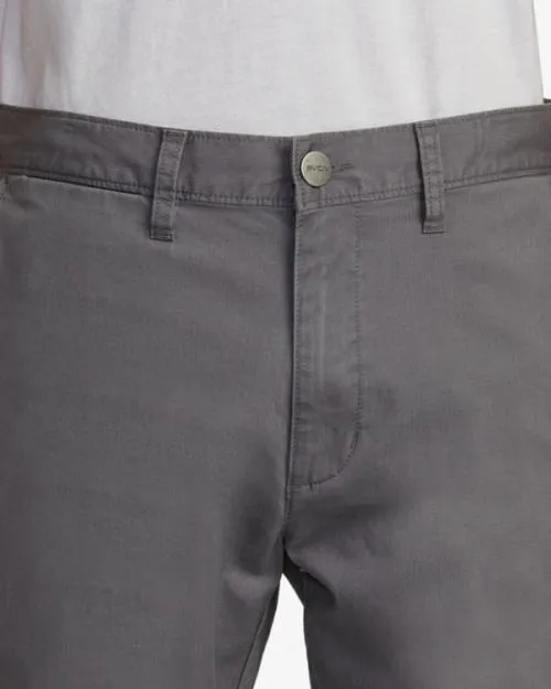 Rvca Daggers Twill Slim Fit Pants Smoke Men Pants