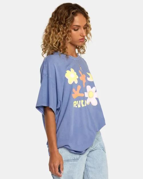 Rvca Day Dream Tee Coast Women Tees and Tanks