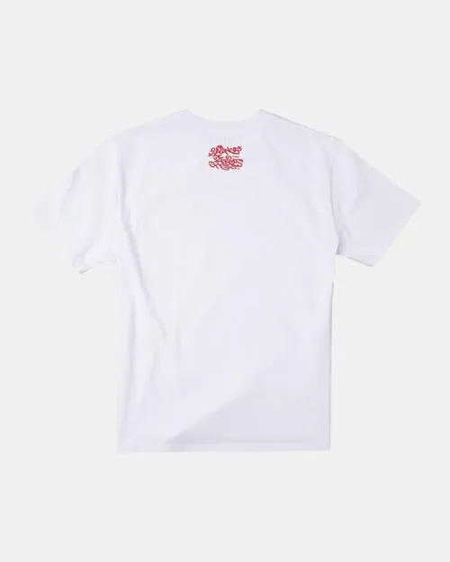 Rvca Deaths Duck TShirt White Men Short Sleeves