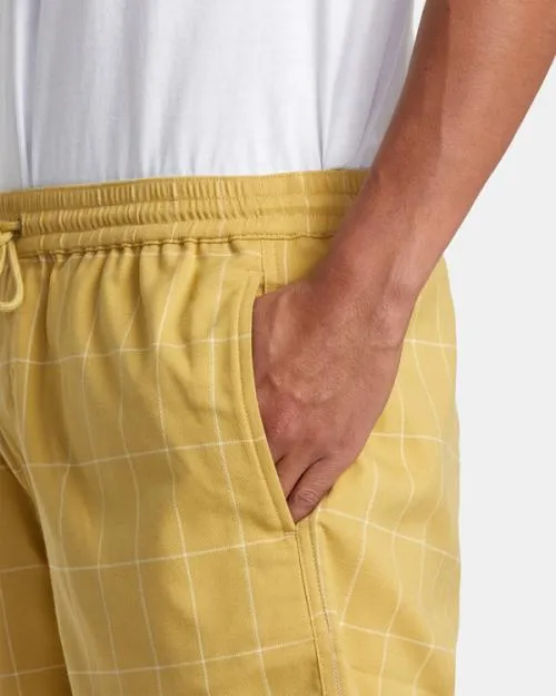 Rvca Escape Suiting Elastic Walkshorts 17034 Banana Men Shorts and Hybrids