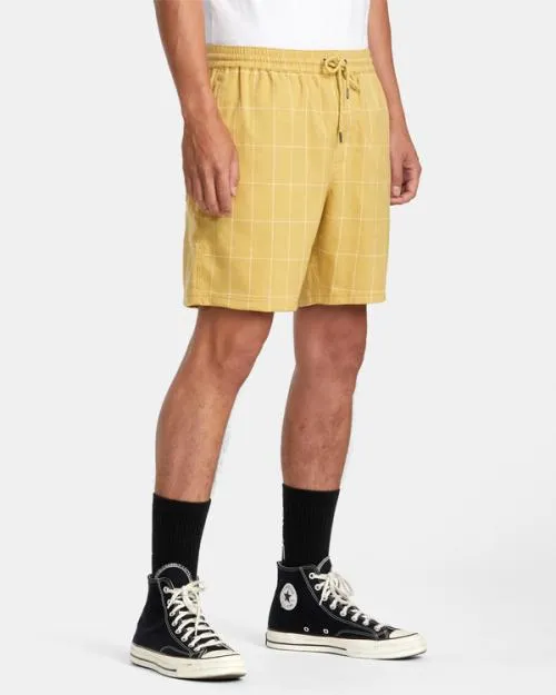 Rvca Escape Suiting Elastic Walkshorts 17034 Banana Men Shorts and Hybrids