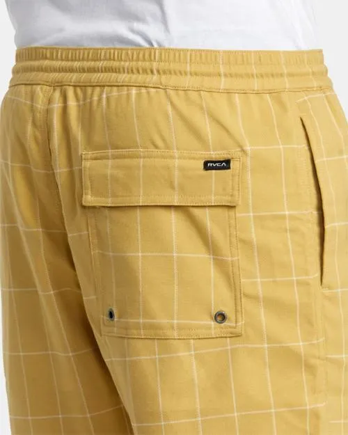 Rvca Escape Suiting Elastic Walkshorts 17034 Banana Men Shorts and Hybrids