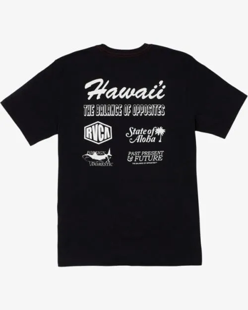 Rvca ISLAND FLYER SS Black Men Short Sleeves