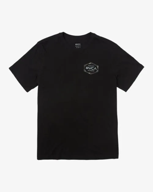 Rvca Mold Short Sleeve TShirt Black Men Tees and Tanks