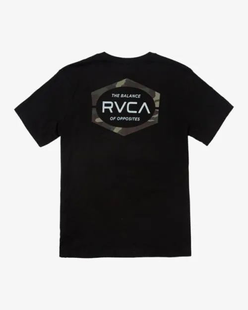 Rvca Mold Short Sleeve TShirt Black Men Tees and Tanks