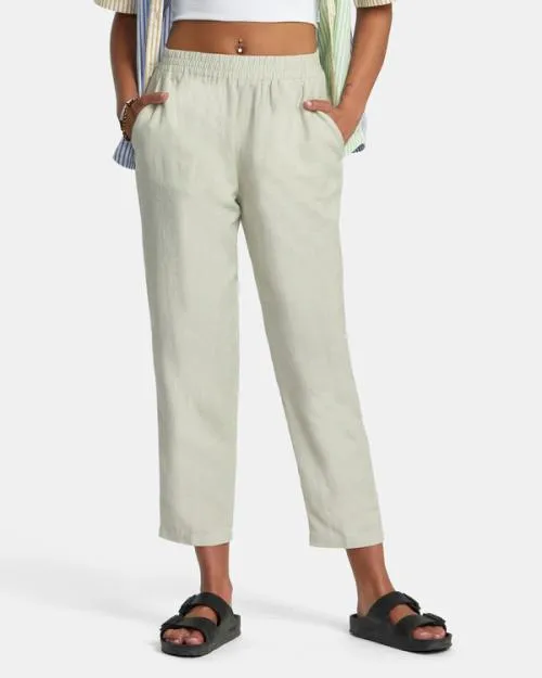 Rvca New Yume Woven Pants Chalk Women Pants