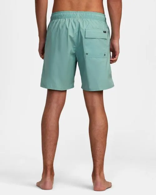 Rvca Opposites Hybrid Elasticized Shorts Green Haze Men Boardshorts