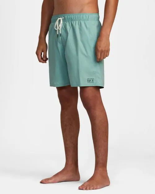 Rvca Opposites Hybrid Elasticized Shorts Green Haze Men Boardshorts
