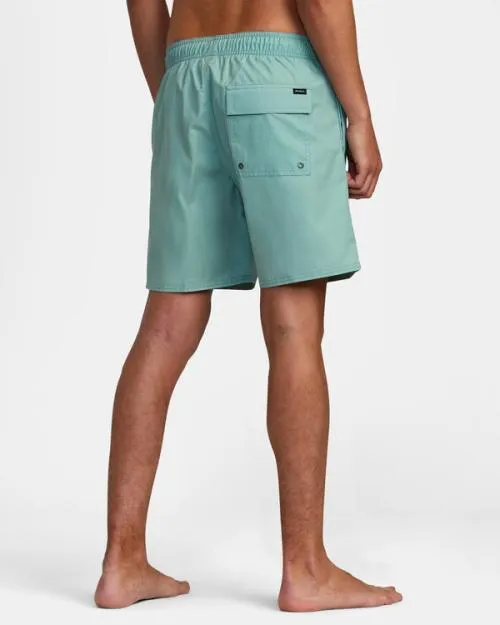 Rvca Opposites Hybrid Elasticized Shorts Green Haze Men Boardshorts