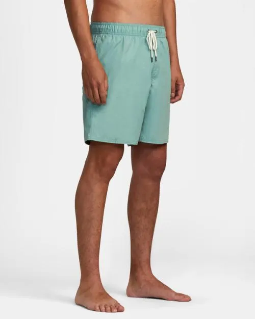 Rvca Opposites Hybrid Elasticized Shorts Green Haze Men Boardshorts