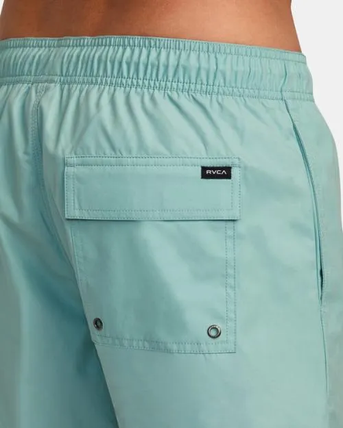 Rvca Opposites Hybrid Elasticized Shorts Green Haze Men Boardshorts