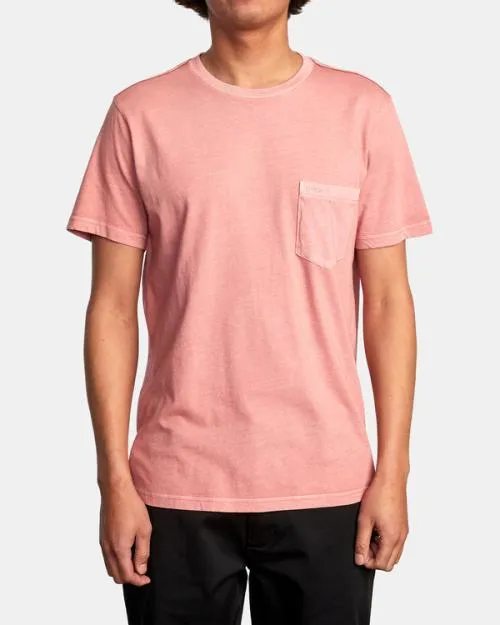 Rvca PTC II Pigment Tee Dusty Rose Men Short Sleeves