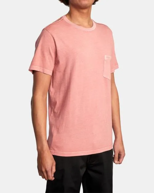 Rvca PTC II Pigment Tee Dusty Rose Men Short Sleeves