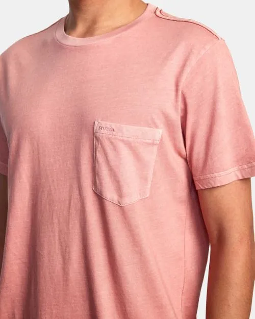 Rvca PTC II Pigment Tee Dusty Rose Men Short Sleeves