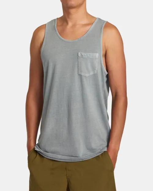 Rvca PTC Pigment Tank TShirt Monument Men Tees and Tanks
