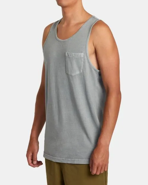 Rvca PTC Pigment Tank TShirt Monument Men Tees and Tanks