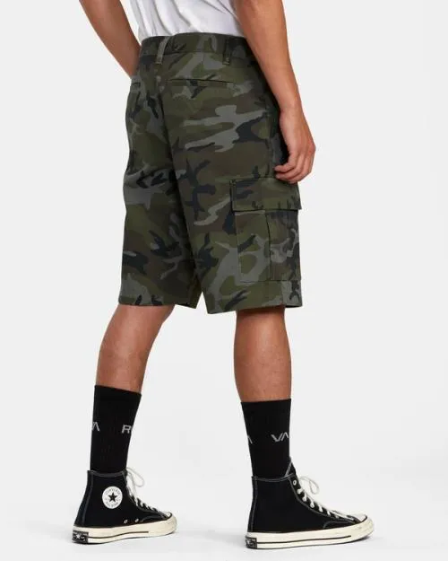 Rvca Recession Collection Americana Cargo Shorts Camo Men Shorts and Hybrids