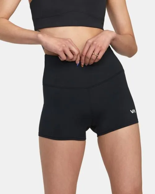 Rvca Shorty Workout Shorts Black SportWomen Athletic Shorts