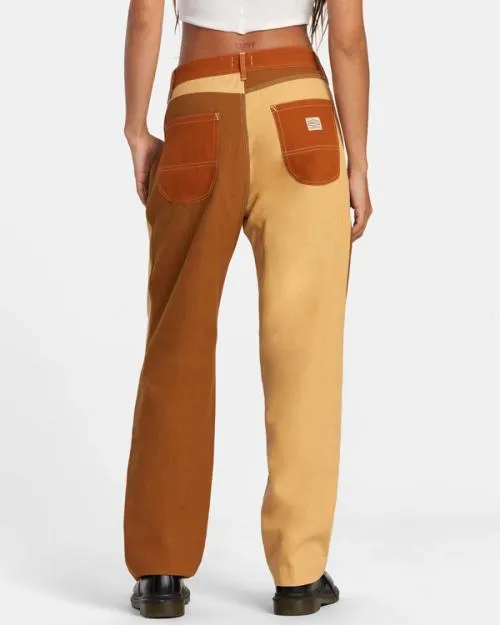 Rvca Shuffle Cotton Pants Multi Women Pants