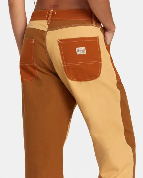 Rvca Shuffle Cotton Pants Multi Women Pants