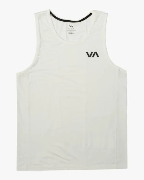 Rvca Sport Vent Tank Top White SportMen Tees and Tanks