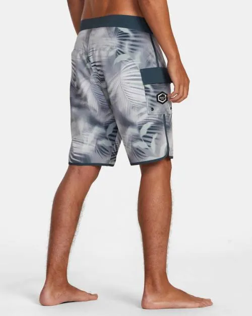 Rvca Spray Palm Eastern 20034 Boardshorts Navy Men Boardshorts