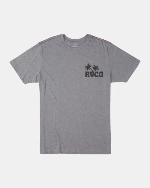 Rvca Sundowner Tee Smoke Men Short Sleeves