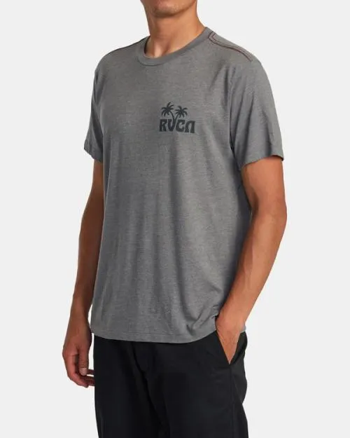 Rvca Sundowner Tee Smoke Men Short Sleeves