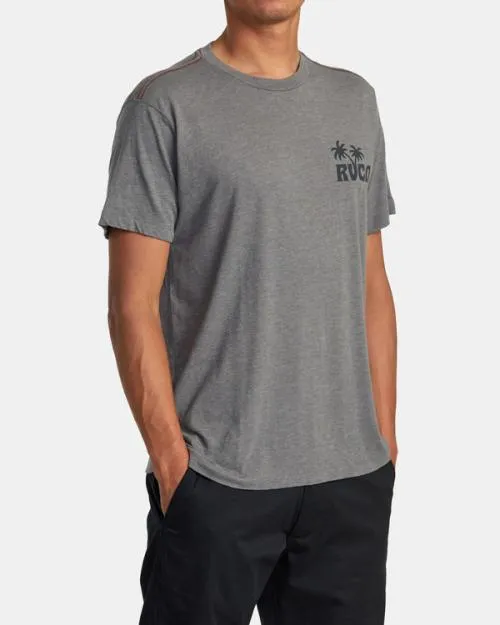 Rvca Sundowner Tee Smoke Men Short Sleeves
