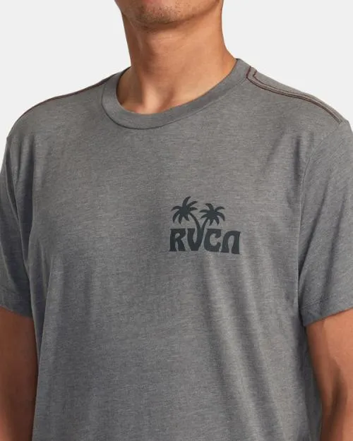 Rvca Sundowner Tee Smoke Men Short Sleeves