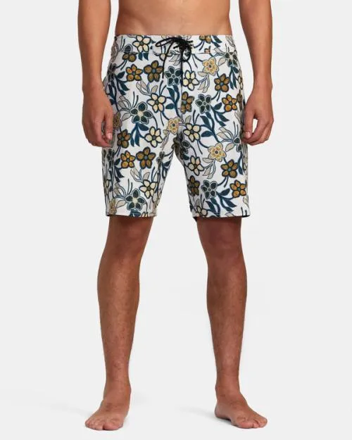 Rvca VA PRINT BOARDSHORT 19034 Silver Bleach Men Boardshorts