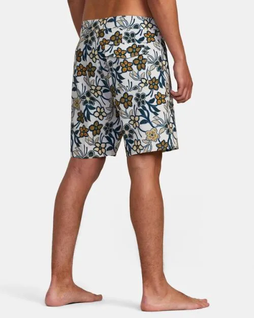 Rvca VA PRINT BOARDSHORT 19034 Silver Bleach Men Boardshorts
