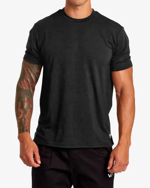 Rvca VA Sport Balance Technical Training TShirt Black SportMen Short Sleeves