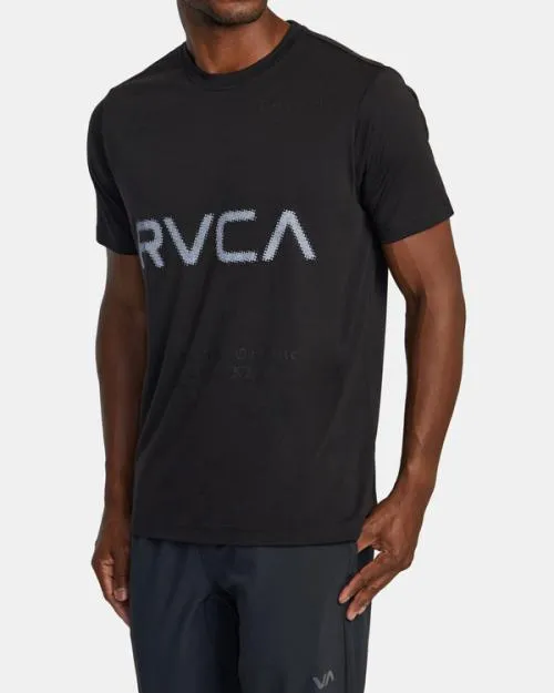 Rvca VA Sport Tee Black 2 SportMen Short Sleeves