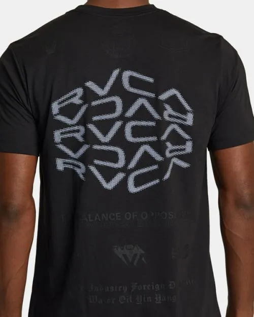 Rvca VA Sport Tee Black 2 SportMen Short Sleeves