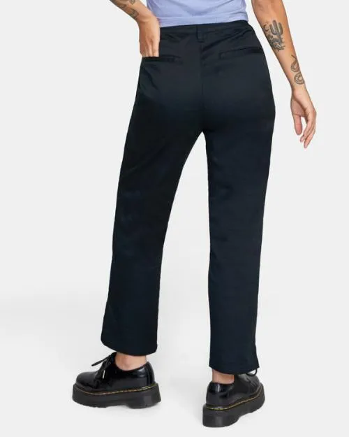 Rvca Weekend Stretch Pants True Black Women Pants