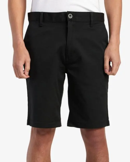 Rvca Weekend Stretch Shorts Black Men Shorts and Hybrids