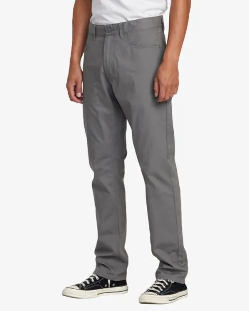 Rvca Weekend Tech Technical Pants Smoke Men Pants